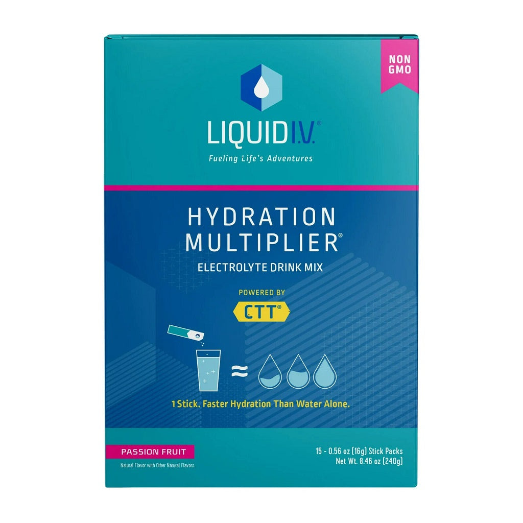 Liquid I.V. Hydration Multiplier 15ct Box Passion Fruit