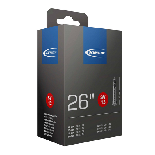 Schwalbe SV13 40mm Presta Tube, 26 x 1.5-2.5