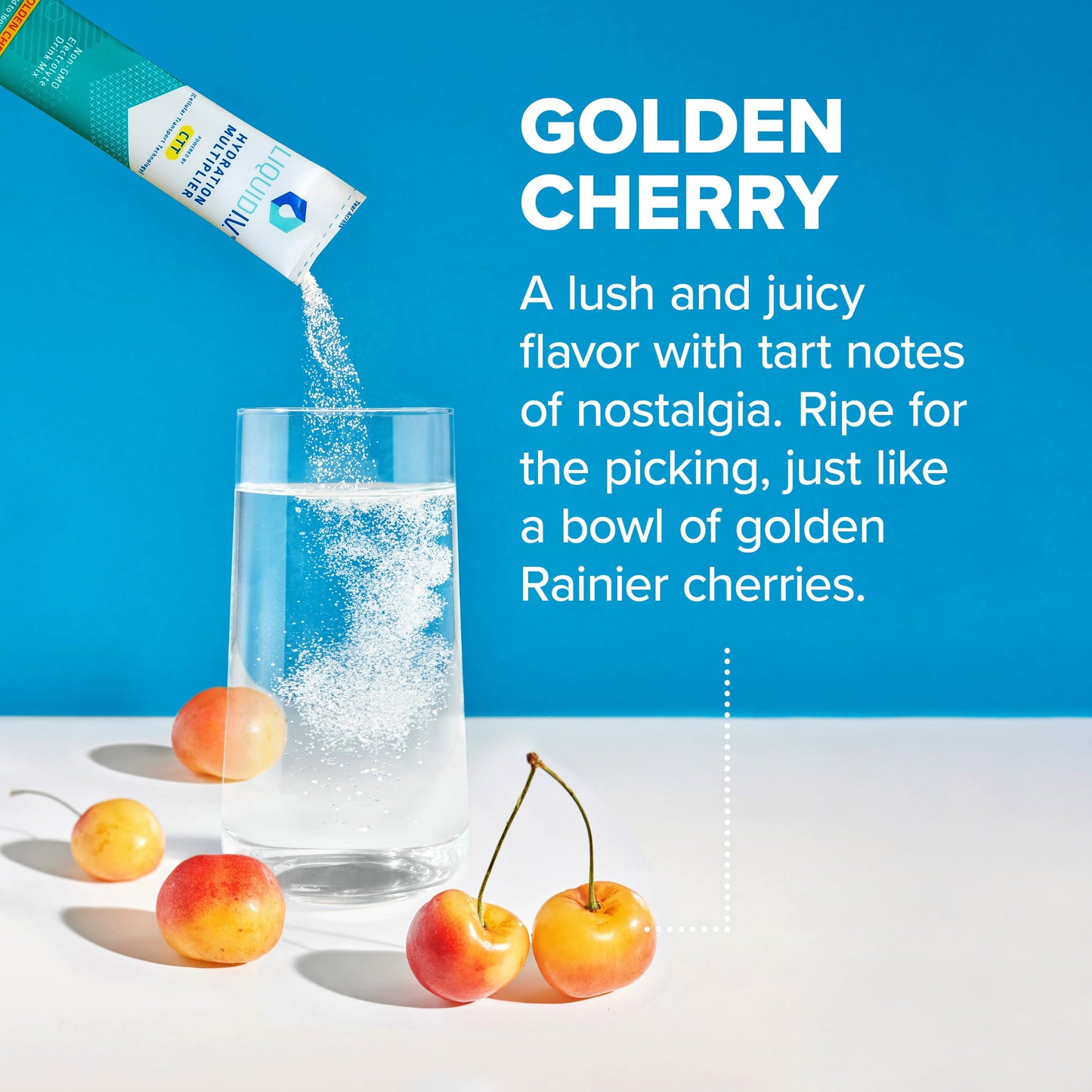 Liquid I.V. Hydration Multiplier 15ct Box Golden Cherry
