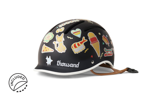 Thousand JR Kids Helmet, Carbon Black