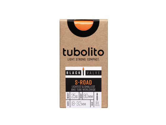 Tubolito S-Tubo Road 700 x 18-32mm Tube 80mm Presta Black