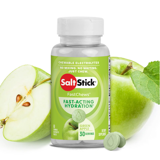 SaltStick FastChews 60ct Bottle Green Apple