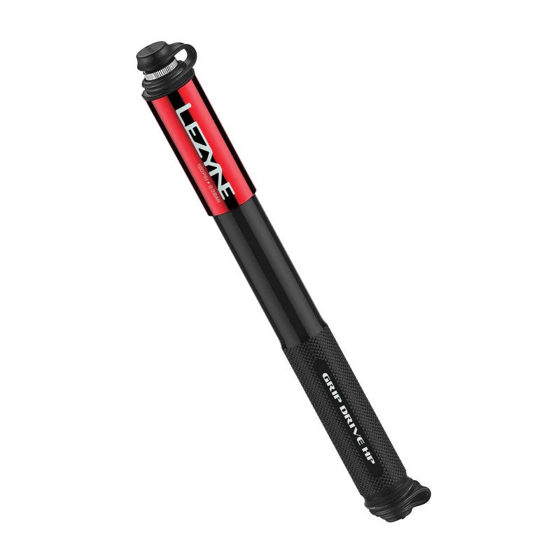 Lezyne Grip Drive HP Hand Pump, Red Medium