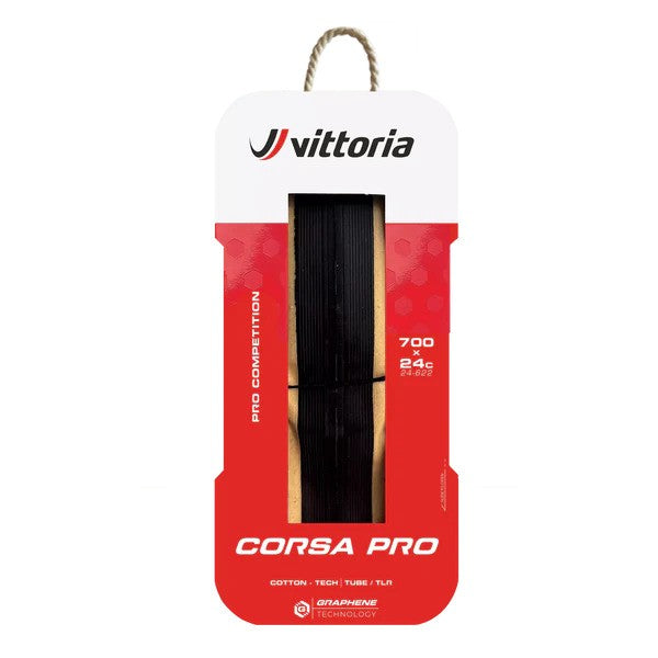Vittoria Corsa Pro Tire, TLR, Black/Para, G2.0 - 700 x 32