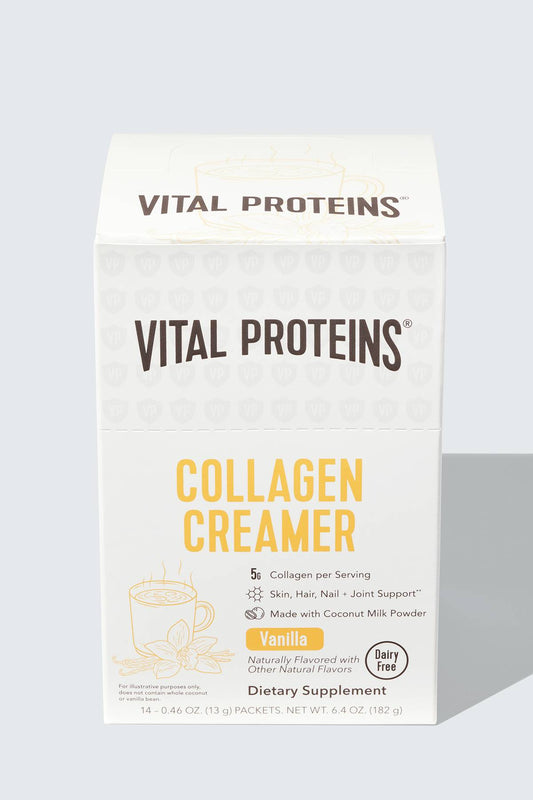 Vital Proteins Collagen Creamer Vanilla Stick Pack Box 14ct